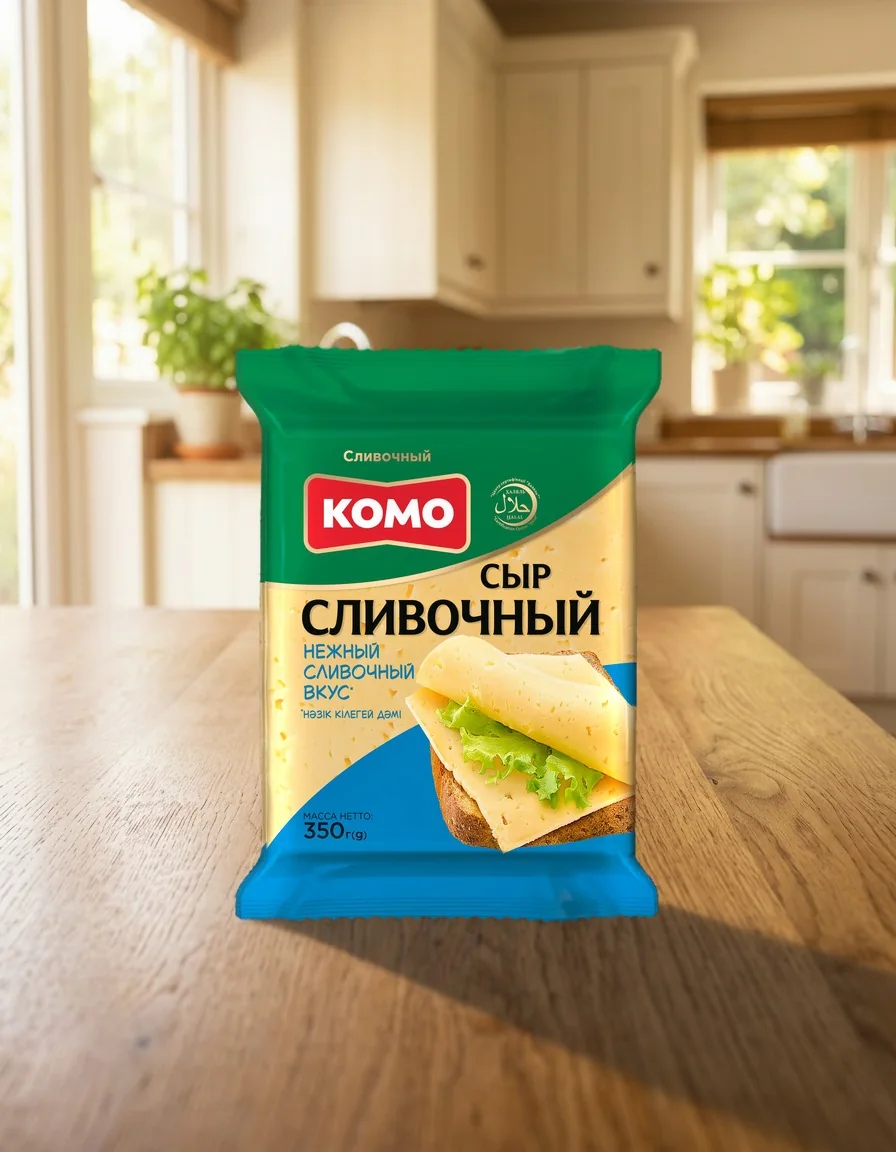 Упаковка: Сыр Сливочный, 350 г